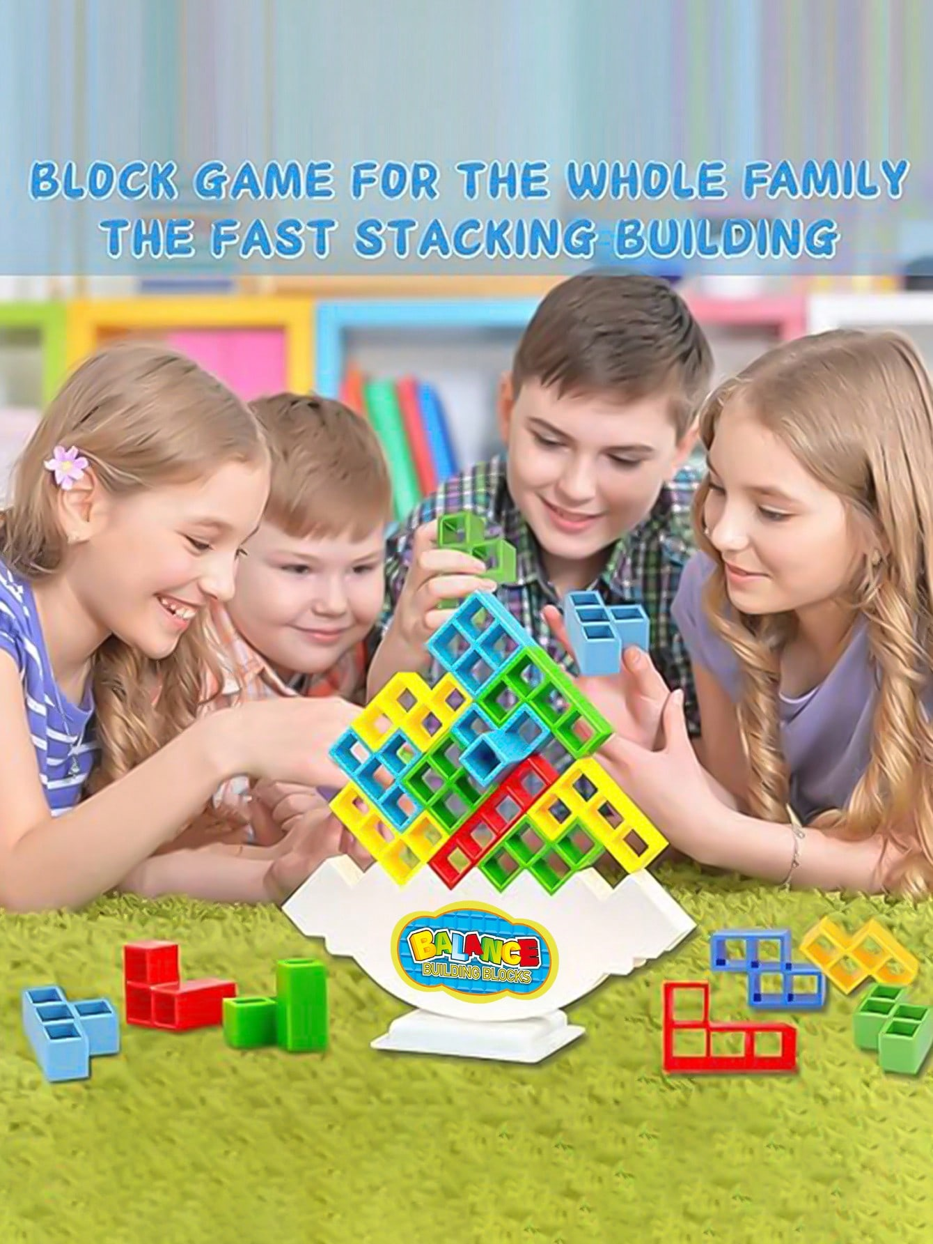 Board Game Name - Balance Stacking Board Games Kids Adults