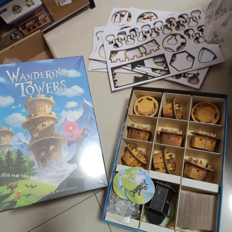 Board Game Name - Wandering Towers Strategy Board Game 1-6