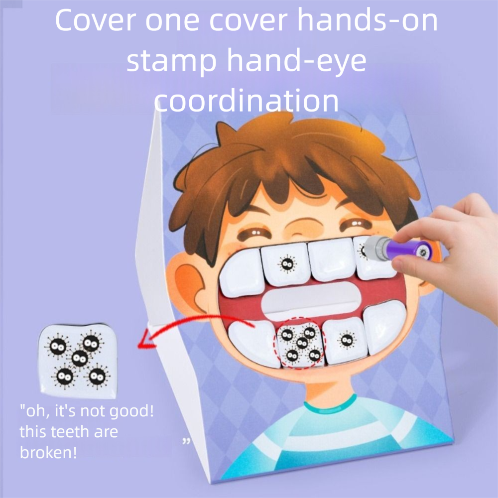 Board Game For Kids - New Paper Tooth Defence Board Game
