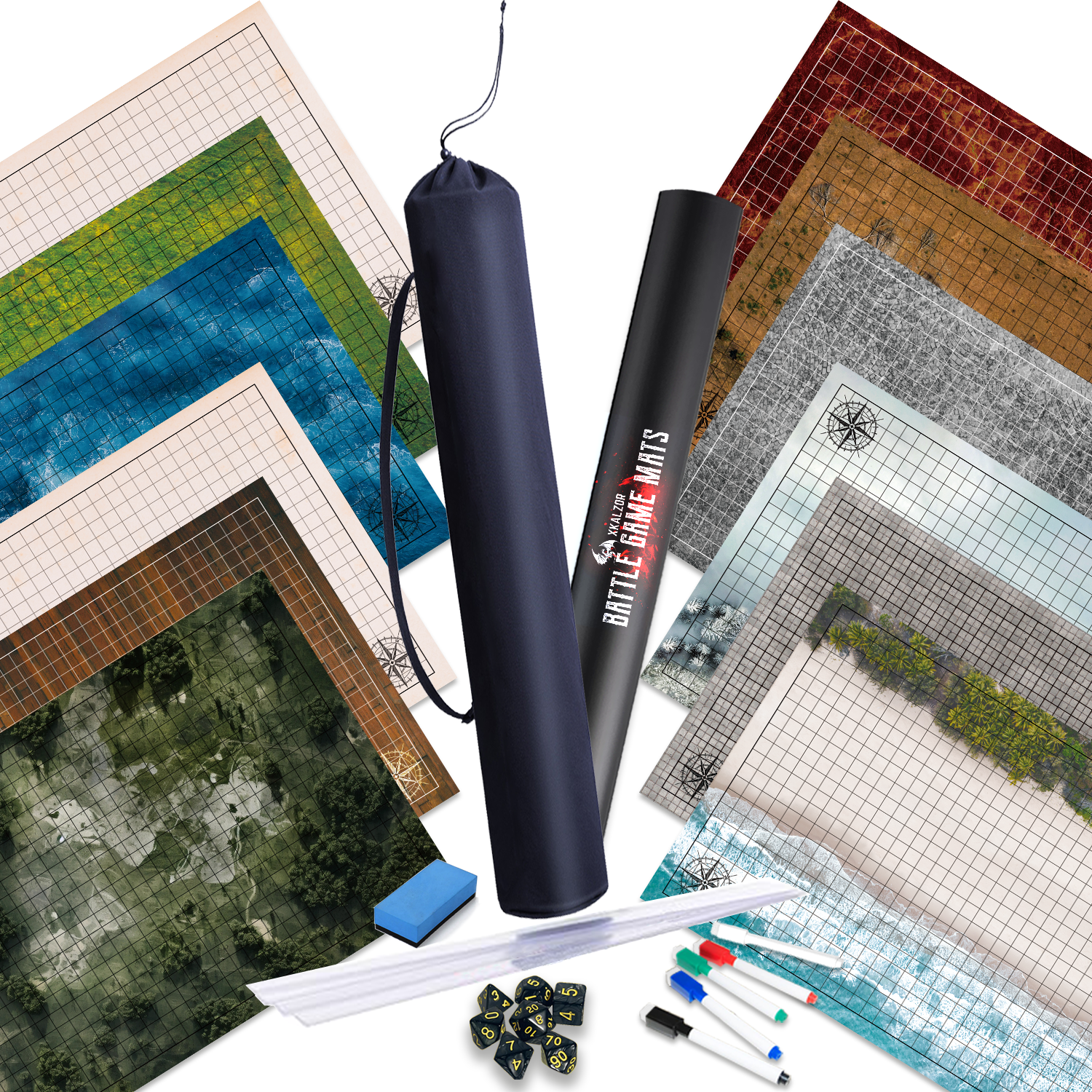 Board Game Youtube - Large Board Game Set, Battle Mat