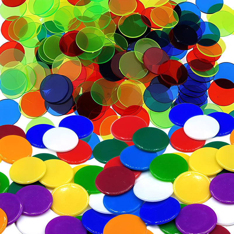 Board Game Impostor - 50/100/200pcs 19mm Chips Plastic DIY Tokens