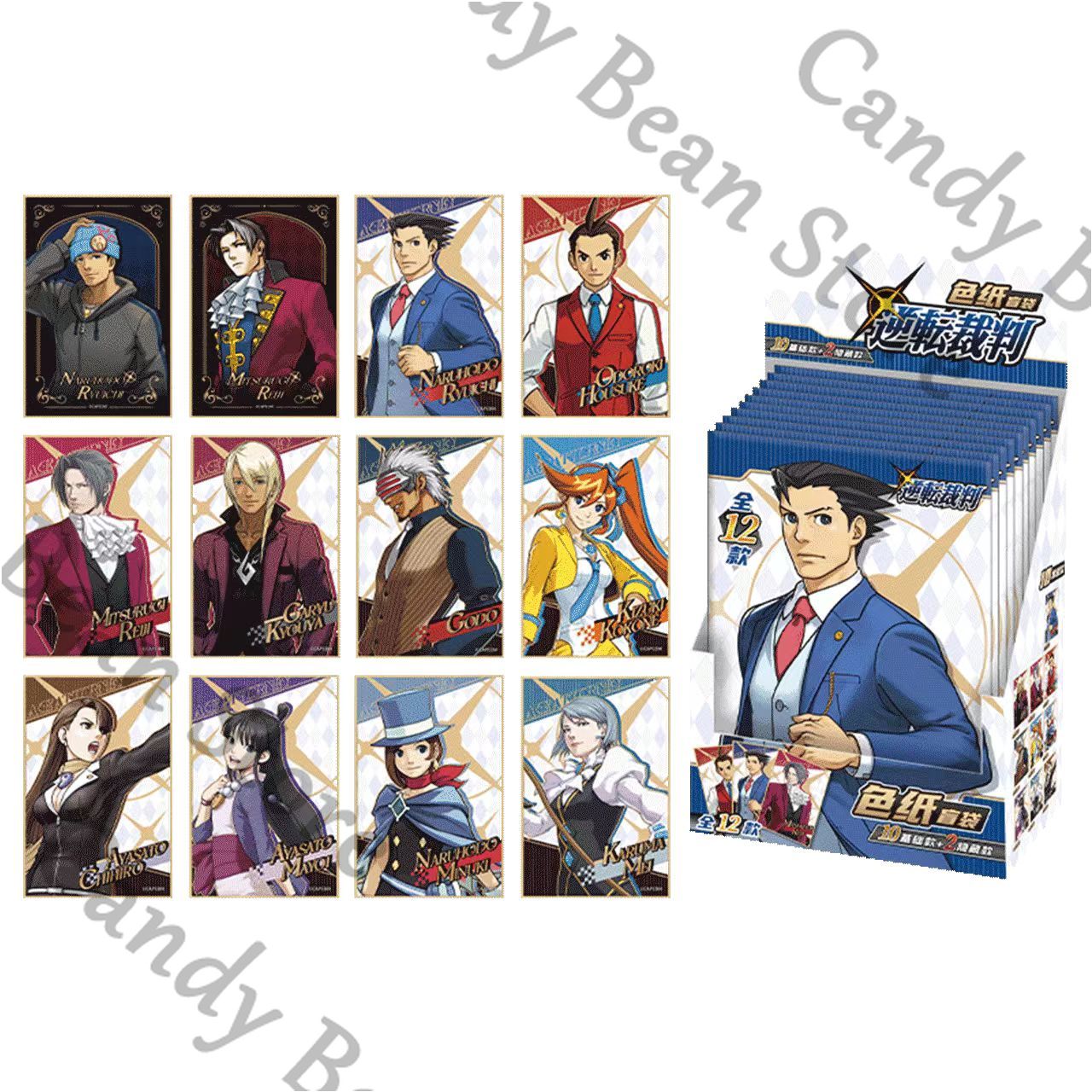 Board Game Research - Genuine Anime Ace Attorney Miles Edgeworth