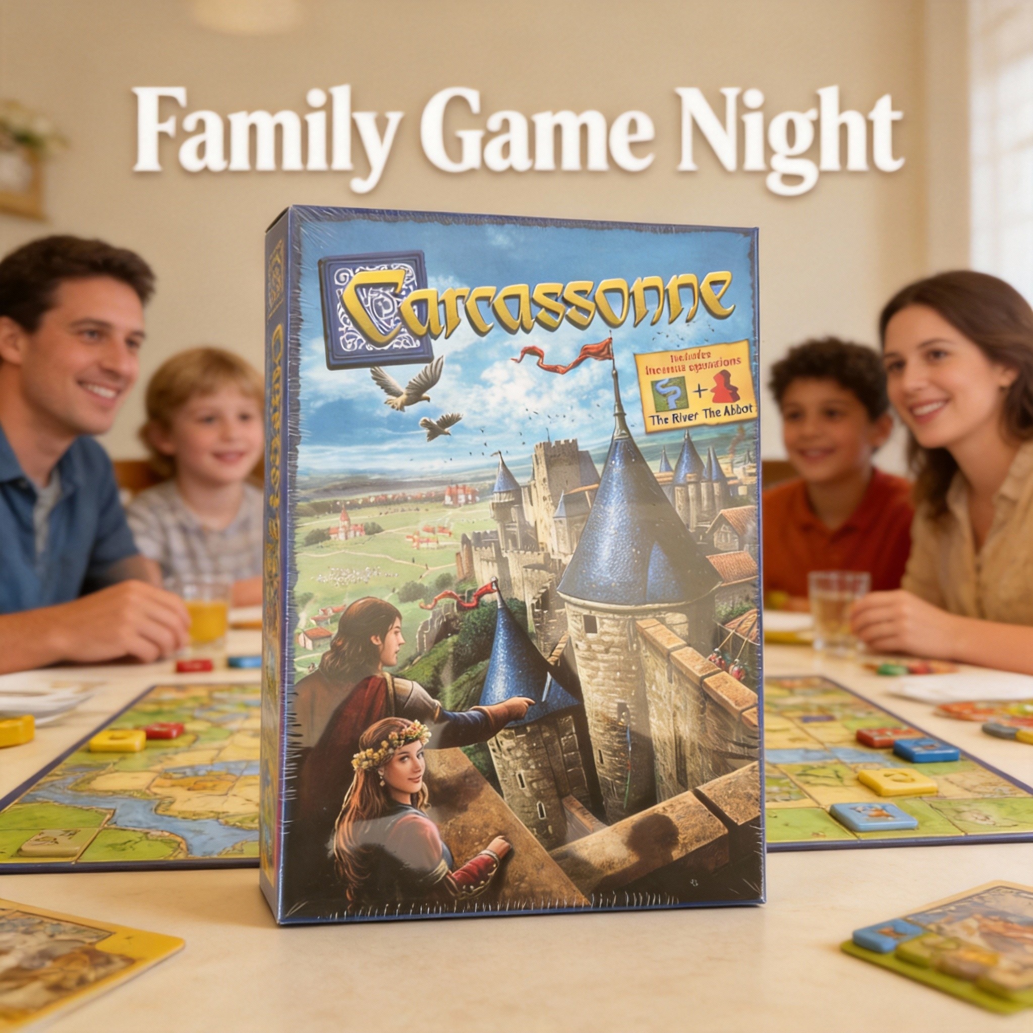 Board Game Name - Carcassonne （English Edition） - Medieval Strategic