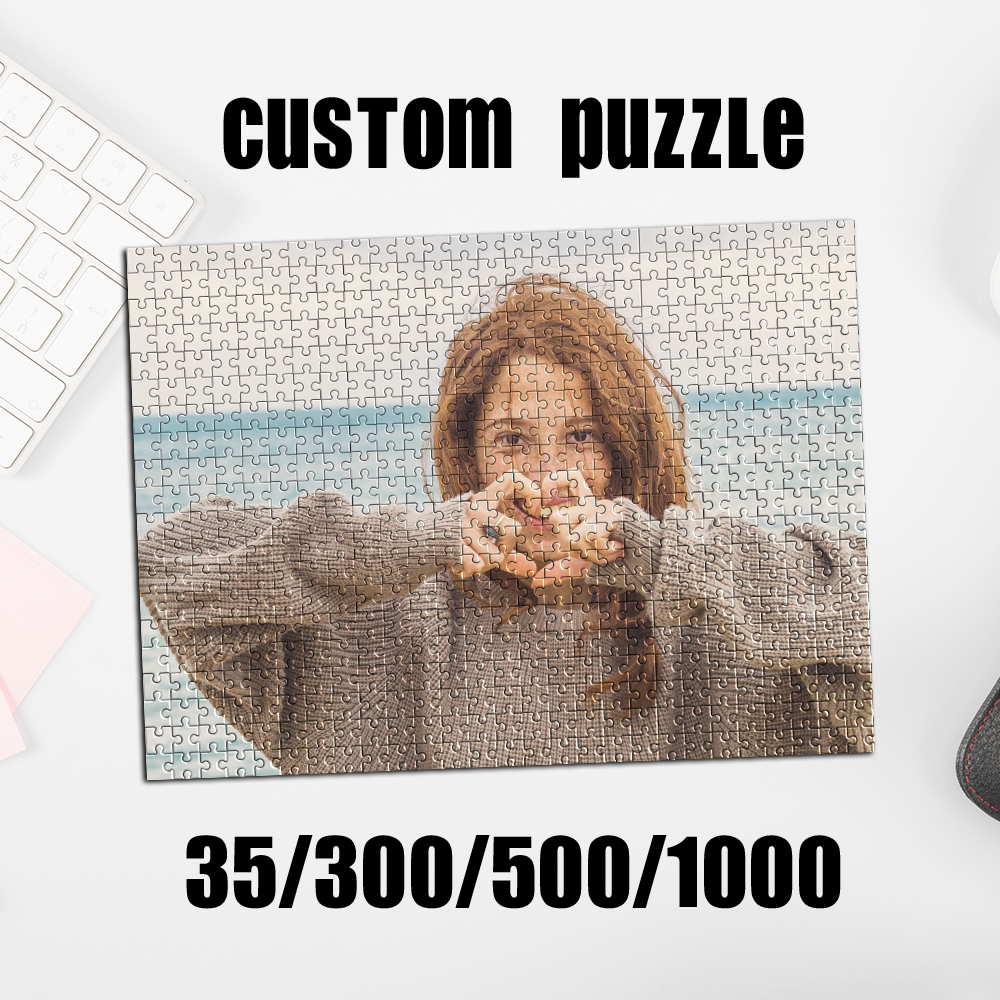 Jigsaw Puzzle Adult - 35/300/500/1000pcs Personalized Custom Photo Puzzle photo