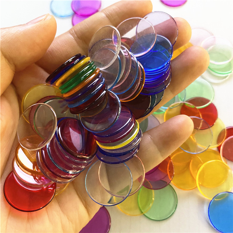 100pcs 19mm Transparent Chips  – Board Game Impostor Bewertung und Preis