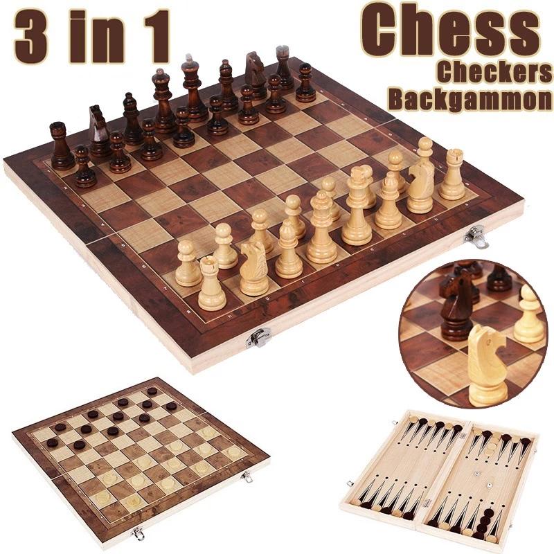 3 in 1 Chess Board, Folding Wo – Board Game Zenith Bewertung und Preis