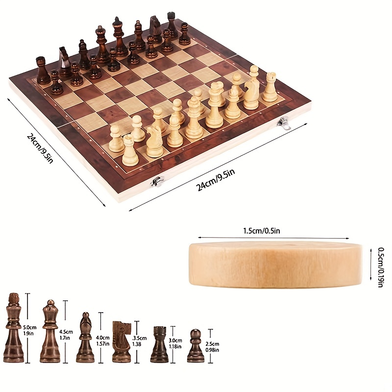 3 in 1 Chess Board, Folding Wo – Board Game Zenith Bewertung und Preis