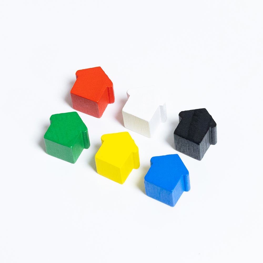 100Pcs Little House Meeples, 1 – Board Game Impostor Bewertung und Preis