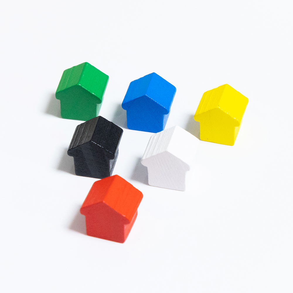 100Pcs Little House Meeples, 1 – Board Game Impostor Bewertung und Preis