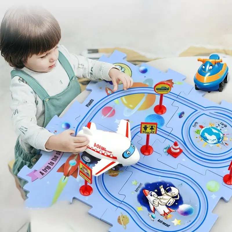 Children's Educational Puzzle  – Board Game Race Track Bewertung und Preis