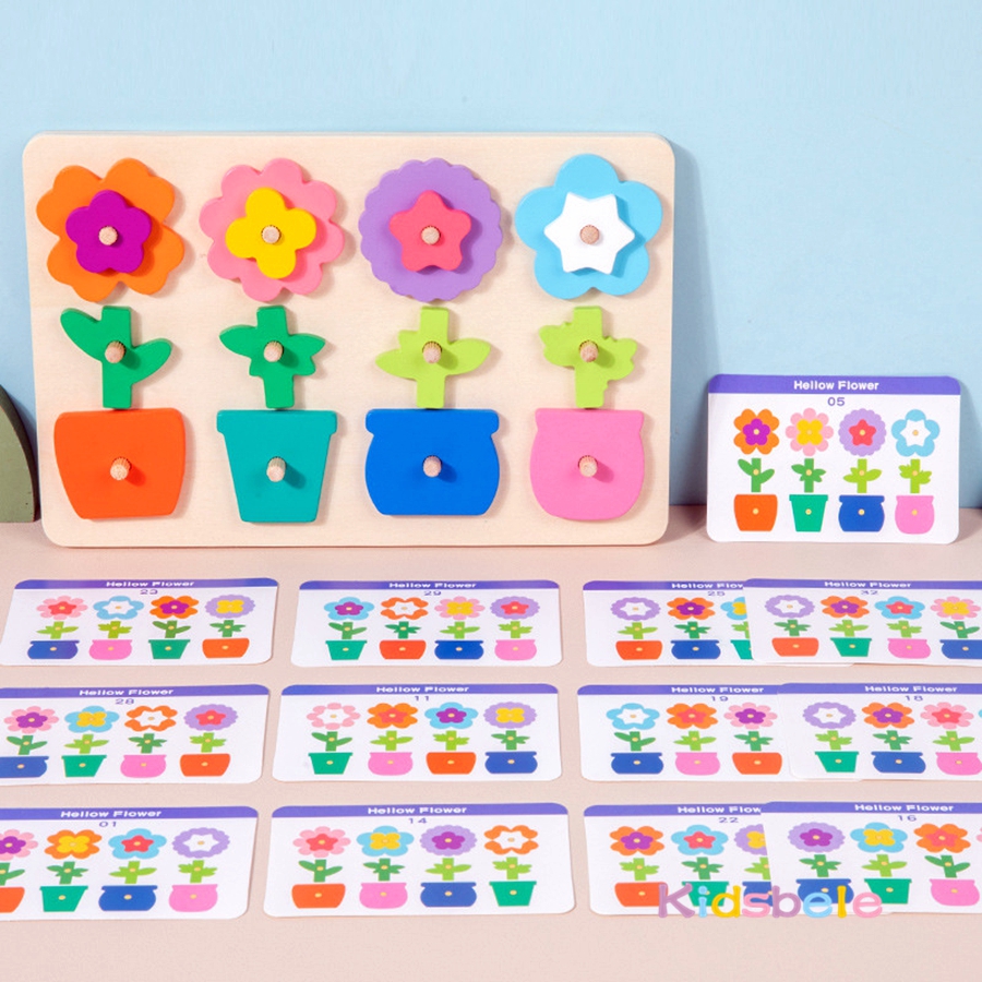 Montessori DIY Wooden Flower P – Board Game Enthusiast Bewertung und Preis