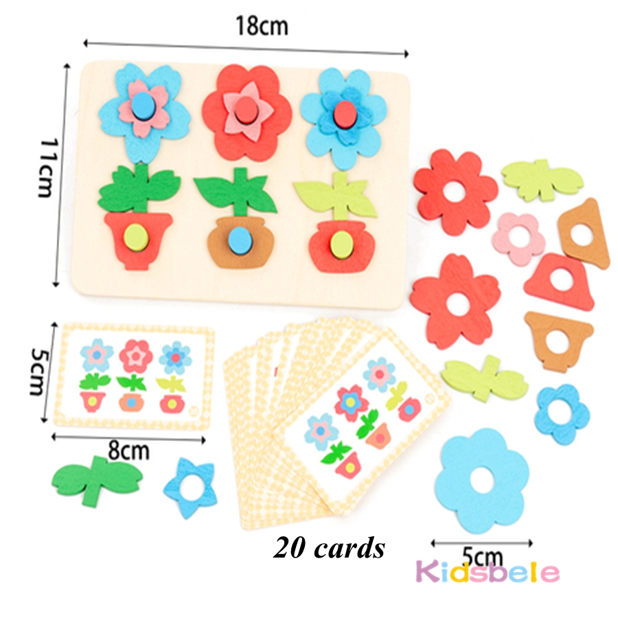 Montessori DIY Wooden Flower P – Board Game Enthusiast Bewertung und Preis