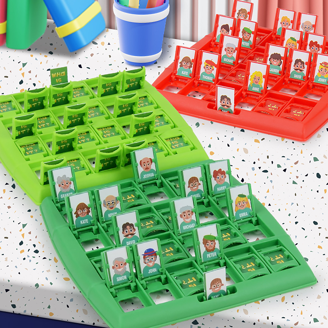 Family Guessing Board Game Who – Board Game Name Bewertung und Preis