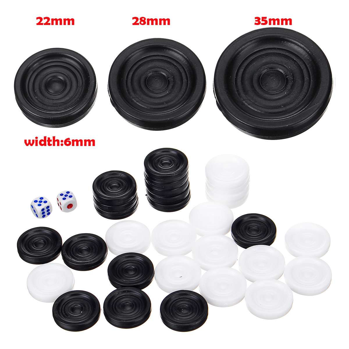 32 PCS Backgammon Chess Piece  – Board Game Zenith Bewertung und Preis