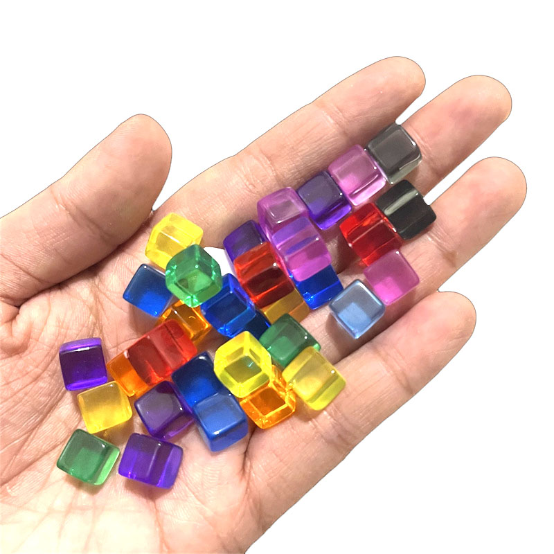 100pcs/set 8mm Clear Cube Dice – Board Game Impostor Bewertung und Preis