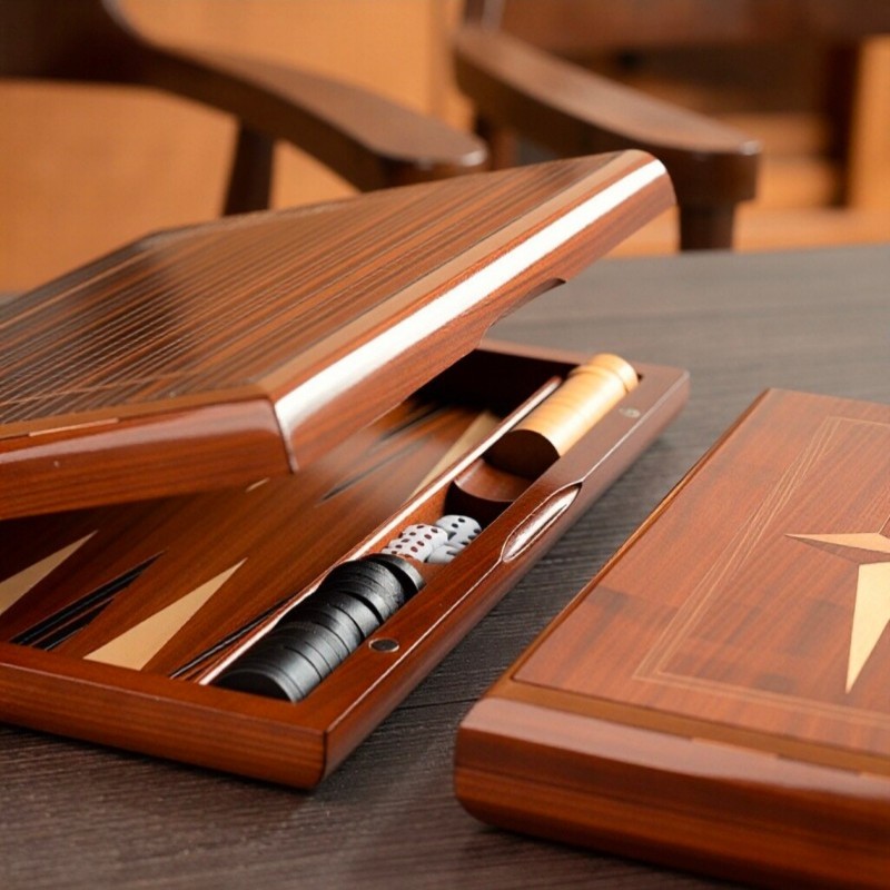 Solid Wood Backgammon 11-19 In – Board Game Zenith Bewertung und Preis
