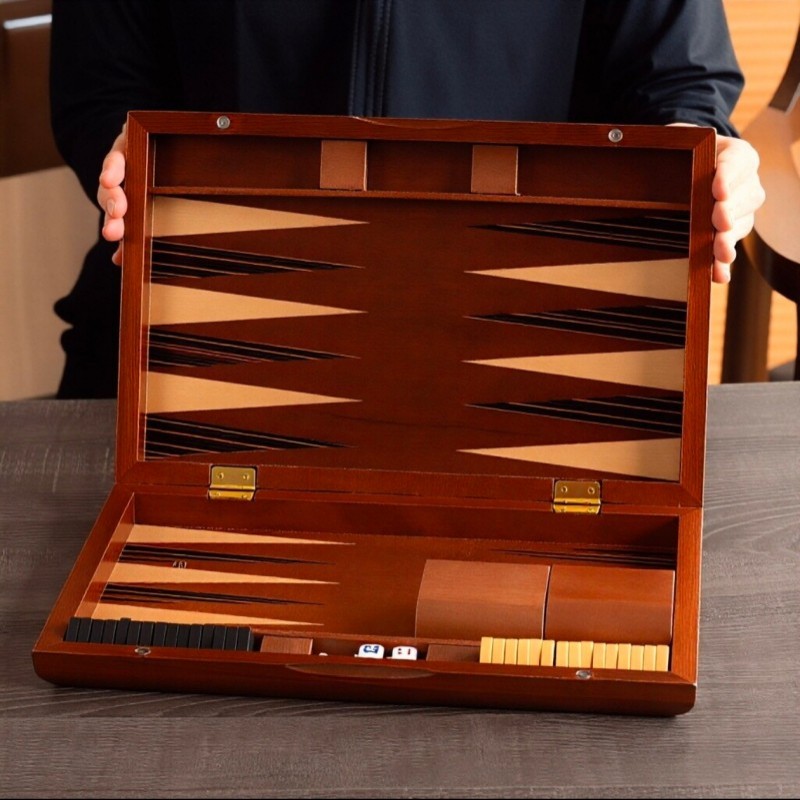 Solid Wood Backgammon 11-19 In – Board Game Zenith Bewertung und Preis