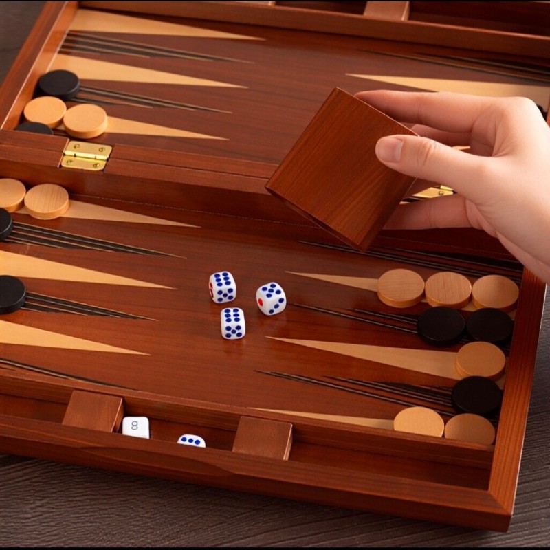 Solid Wood Backgammon 11-19 In – Board Game Zenith Bewertung und Preis