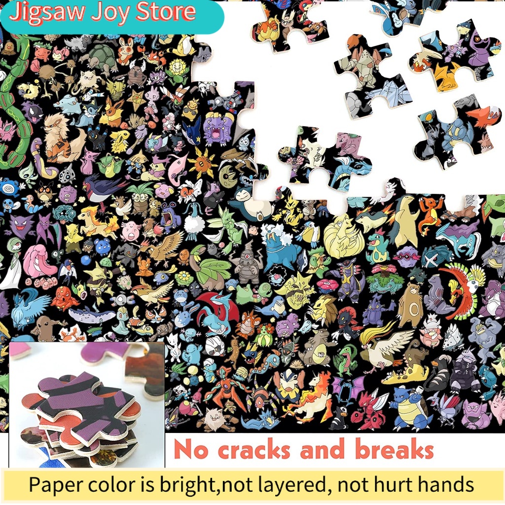 Pokémon Collage Anime High Qua – Jigsaw Puzzle Adult Bewertung und Preis
