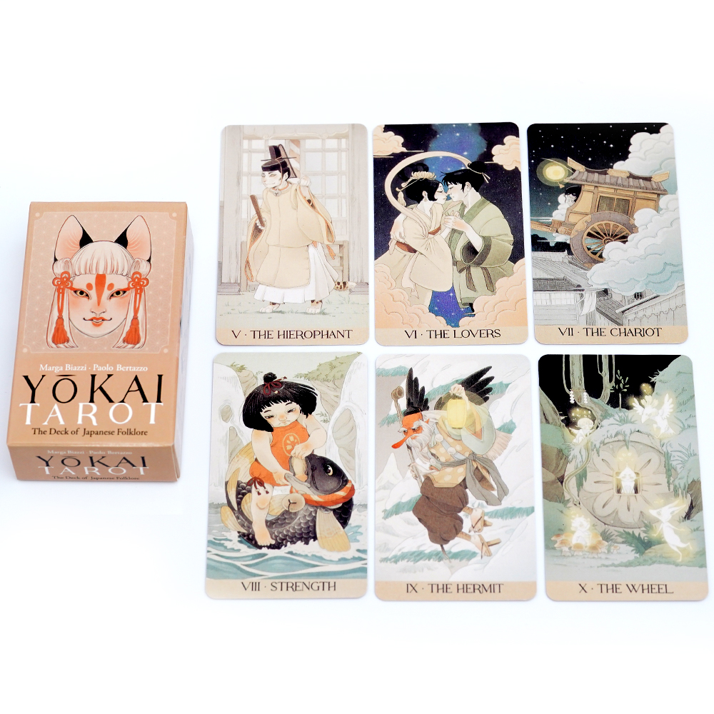 Yokai Tarot Deck 78 Pcs Cards  – Board Game Research Bewertung und Preis