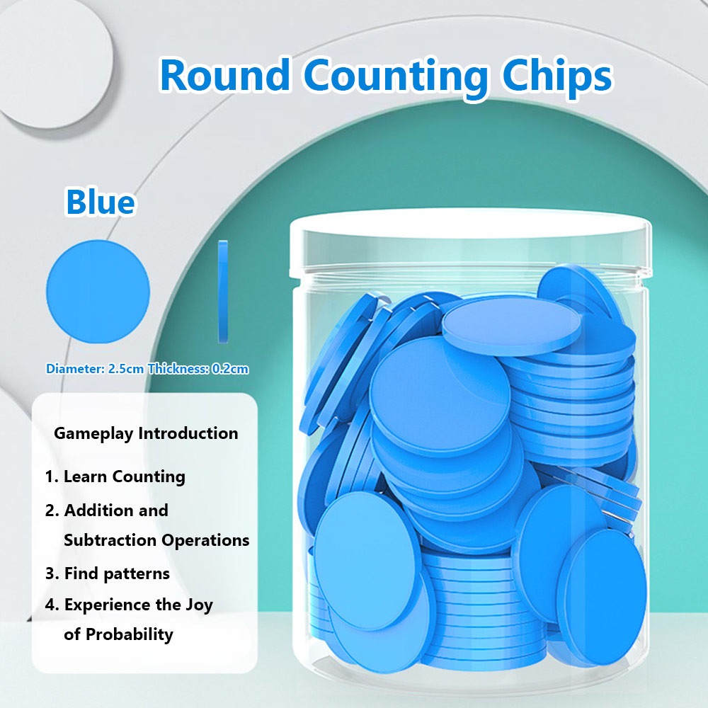 100pcs Plastic Counting Chips  – Board Game Zenith Bewertung und Preis