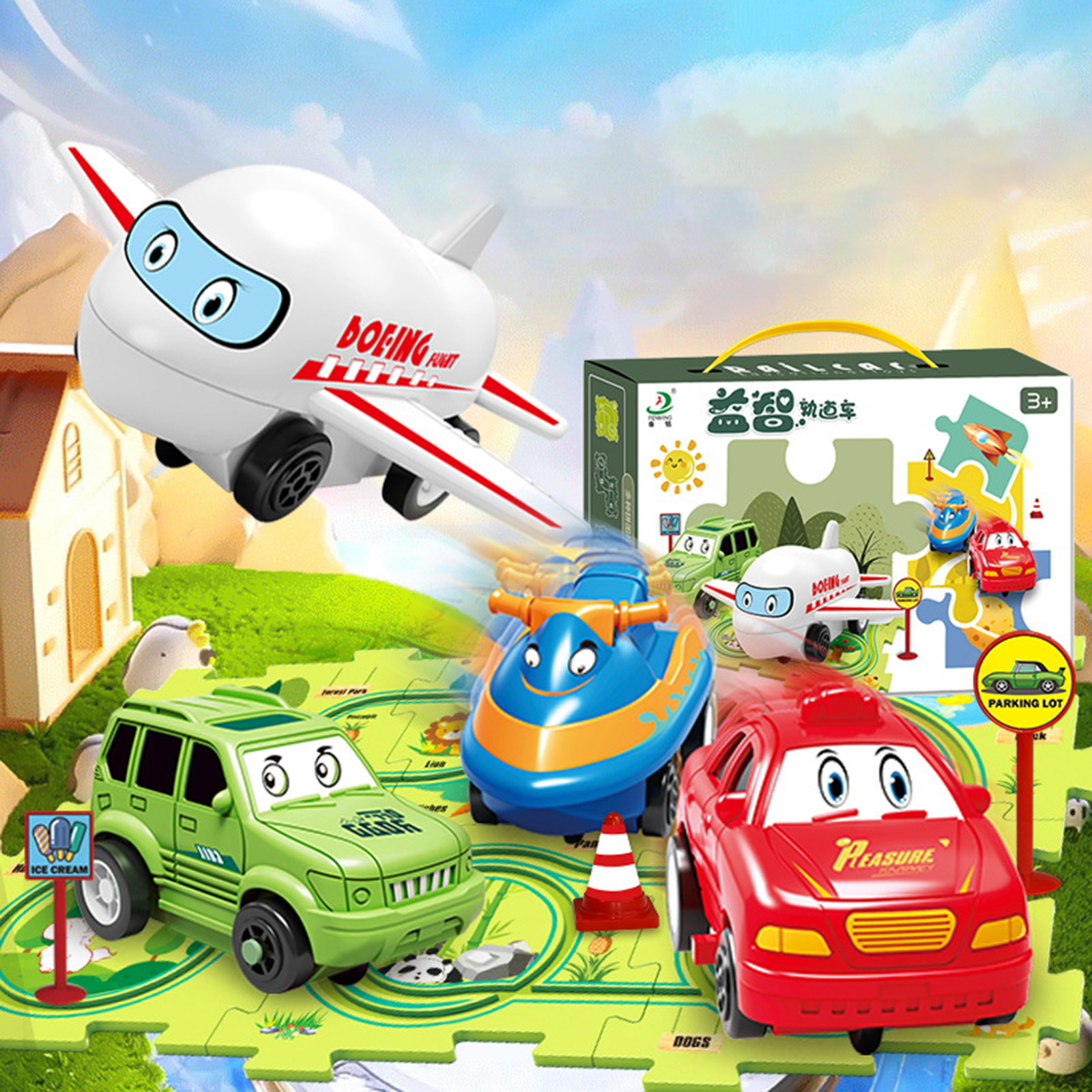 Children's Puzzle Electric Rai – Board Game Race Track Bewertung und Preis