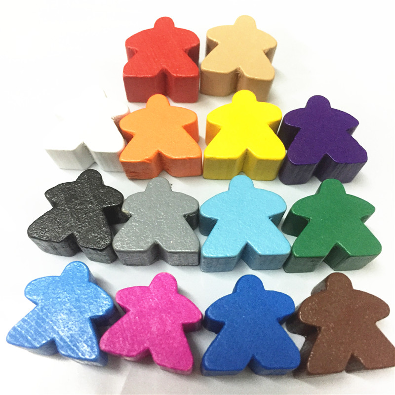 14PCS Wooden Humanoid Meeples  – Board Game Zenith Bewertung und Preis