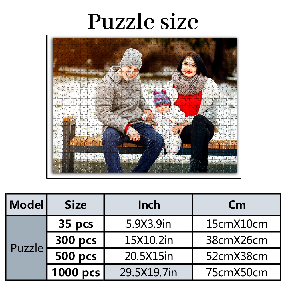 35/300/500/1000pcs Personalize – Jigsaw Puzzle Adult Bewertung und Preis