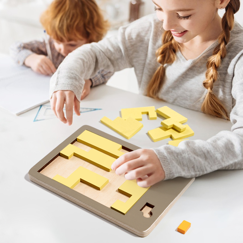 Wooden Geometric Puzzles Chall – Jigsaw Puzzle Adult Bewertung und Preis