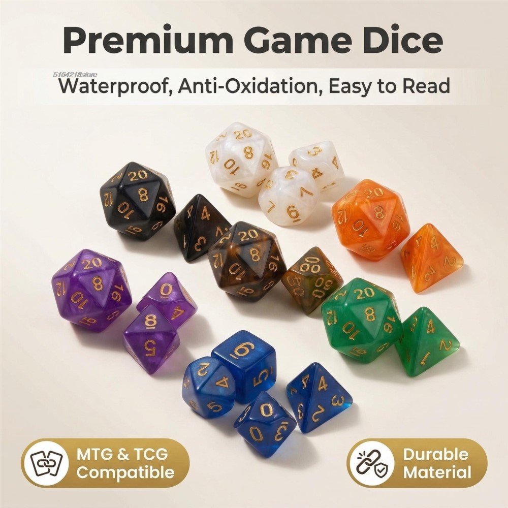 7pcs Set Dice Board Games Roll – Board Game Impostor Bewertung und Preis