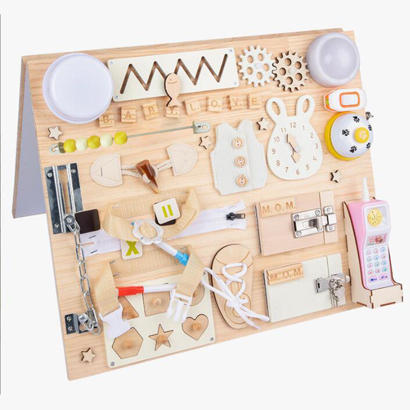 Montessori Busy Board Accessor – Board Game For Kids Bewertung und Preis