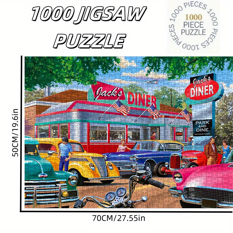 Vintage American Diner & Class – Jigsaw Puzzle Adult Bewertung und Preis