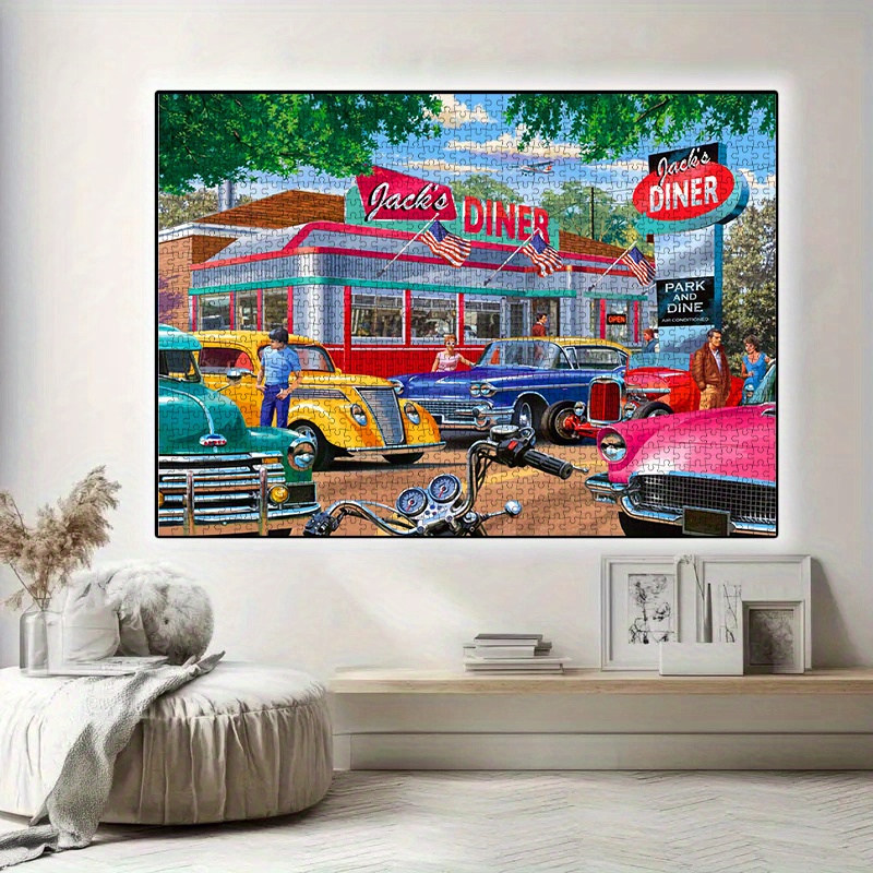Vintage American Diner & Class – Jigsaw Puzzle Adult Bewertung und Preis