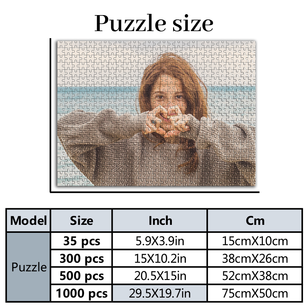 35/300/500/1000pcs Personalize – Jigsaw Puzzle Adult Bewertung und Preis