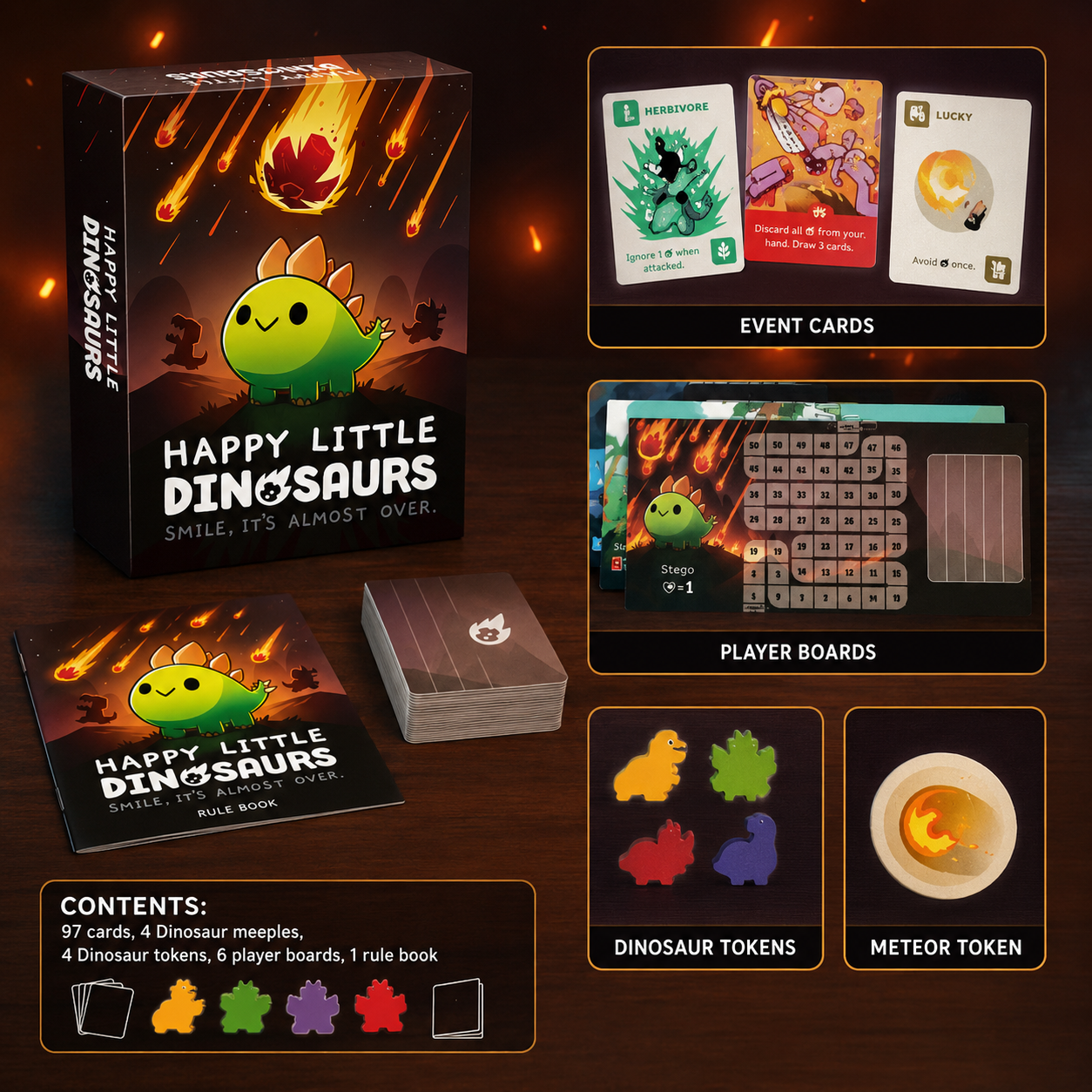 Happy Little Dinosaurs Cute Su – Board Game Name Bewertung und Preis
