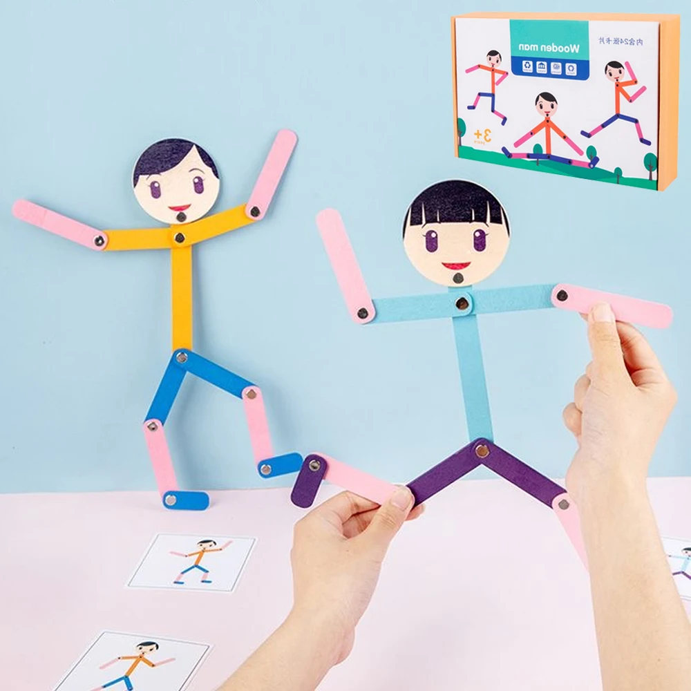 Sport Wooden Man Material DIY  – Board Game Enthusiast Bewertung und Preis